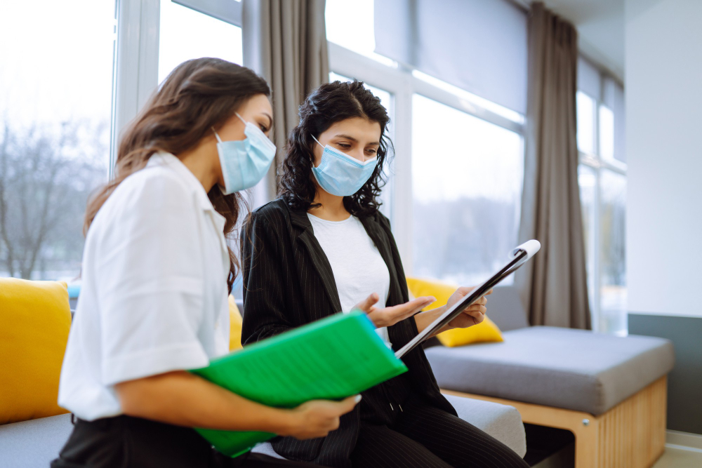 Medical team in a hospital corridor, demonstrating Glabella’s staffing solutions for healthcare institutions.